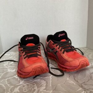 Asics Gel-Quantum 180 2 Running Shoes Womens 5.5 Coral Good C628N Sneakers